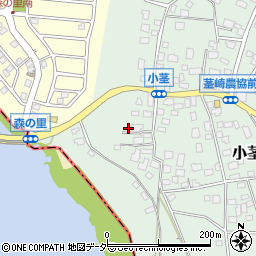 茨城県つくば市小茎207周辺の地図