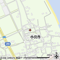 茨城県鹿嶋市小宮作697周辺の地図