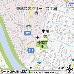 埼玉県春日部市小渕8周辺の地図