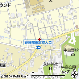 埼玉県春日部市樋籠271周辺の地図