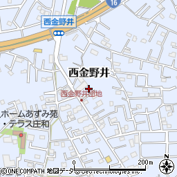 埼玉県春日部市西金野井1827周辺の地図