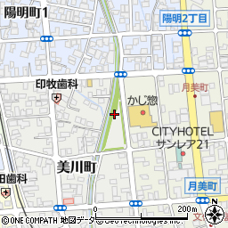 福井県大野市美川町12周辺の地図
