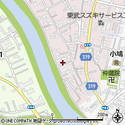 埼玉県春日部市小渕717周辺の地図