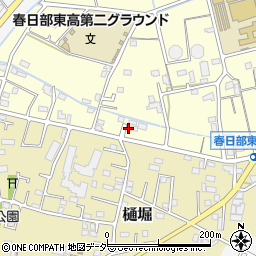 埼玉県春日部市樋籠154周辺の地図