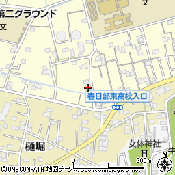 埼玉県春日部市樋籠254周辺の地図