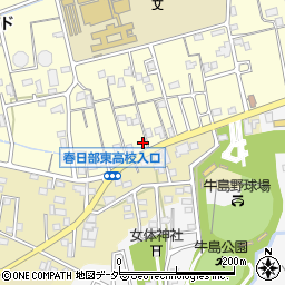 埼玉県春日部市樋籠340周辺の地図