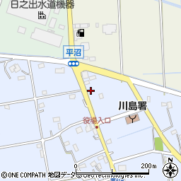 東松山警察署川島交番周辺の地図