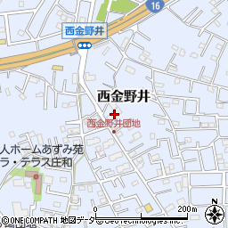 埼玉県春日部市西金野井1822周辺の地図