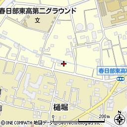 埼玉県春日部市樋籠156周辺の地図