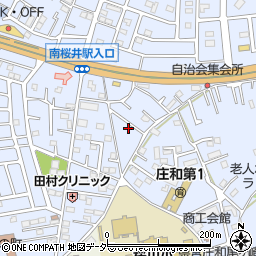埼玉県春日部市西金野井294周辺の地図