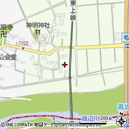 埼玉県東松山市毛塚377-2周辺の地図