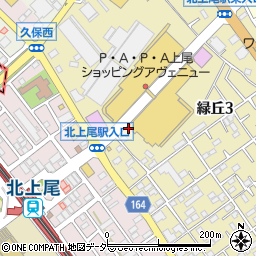 埼玉りそな銀行上尾ショッピングアヴェニュー ＡＴＭ周辺の地図