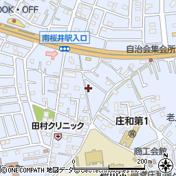 埼玉県春日部市西金野井293周辺の地図