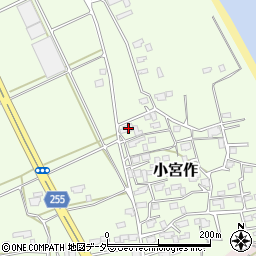 茨城県鹿嶋市小宮作702周辺の地図