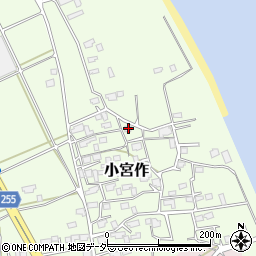 茨城県鹿嶋市小宮作696周辺の地図