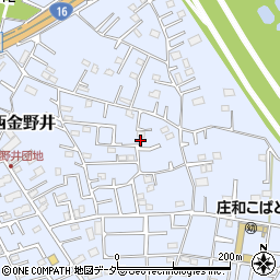 埼玉県春日部市西金野井1792周辺の地図