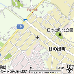 千葉県野田市日の出町周辺の地図