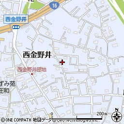 埼玉県春日部市西金野井1787周辺の地図