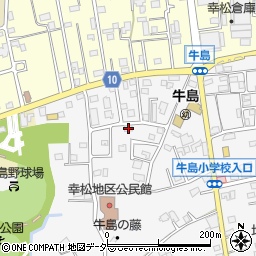 埼玉県春日部市牛島718周辺の地図