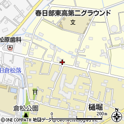 埼玉県春日部市樋籠81周辺の地図