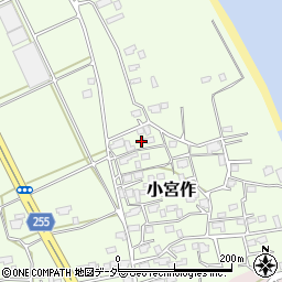 茨城県鹿嶋市小宮作698周辺の地図