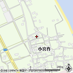 茨城県鹿嶋市小宮作698周辺の地図