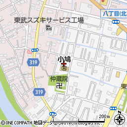 埼玉県春日部市八丁目499周辺の地図