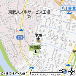 埼玉県春日部市八丁目499周辺の地図