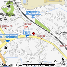 宮川茅野区公民館周辺の地図