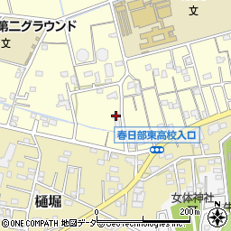 埼玉県春日部市樋籠253周辺の地図