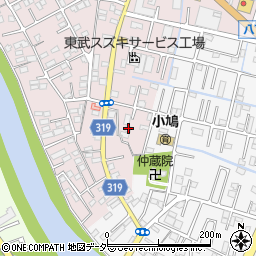 埼玉県春日部市小渕5周辺の地図