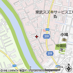 埼玉県春日部市小渕715周辺の地図
