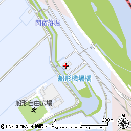 東葛北部土地改良区船形揚排水機場周辺の地図