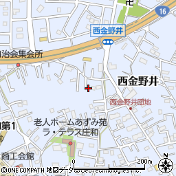 埼玉県春日部市西金野井45周辺の地図