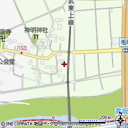 埼玉県東松山市毛塚383周辺の地図