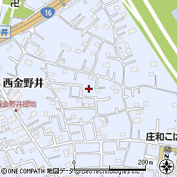 埼玉県春日部市西金野井1793周辺の地図