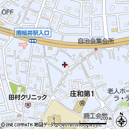 埼玉県春日部市西金野井298周辺の地図