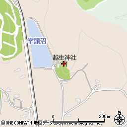 越生神社周辺の地図