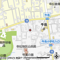 埼玉県春日部市牛島699周辺の地図