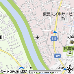 埼玉県春日部市小渕721周辺の地図