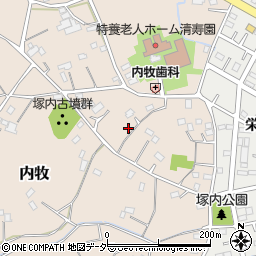 埼玉県春日部市内牧1718周辺の地図