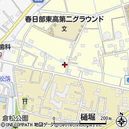 埼玉県春日部市樋籠82周辺の地図