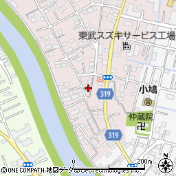 埼玉県春日部市小渕1521-3周辺の地図