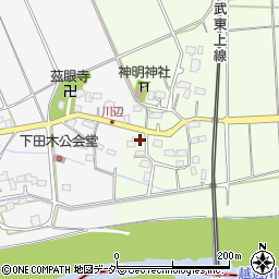 埼玉県東松山市毛塚370周辺の地図