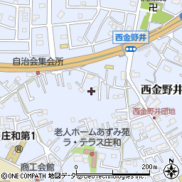埼玉県春日部市西金野井200周辺の地図