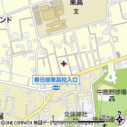 埼玉県春日部市樋籠336周辺の地図