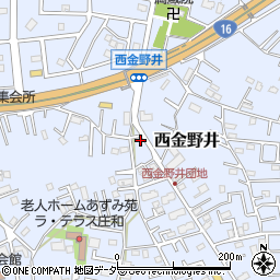 埼玉県春日部市西金野井44周辺の地図