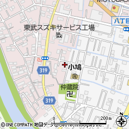 埼玉県春日部市小渕10周辺の地図