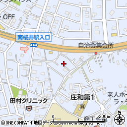 埼玉県春日部市西金野井299周辺の地図