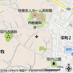 埼玉県春日部市内牧1785周辺の地図